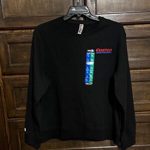 Kirkland Signature Black Unisex Crewneck